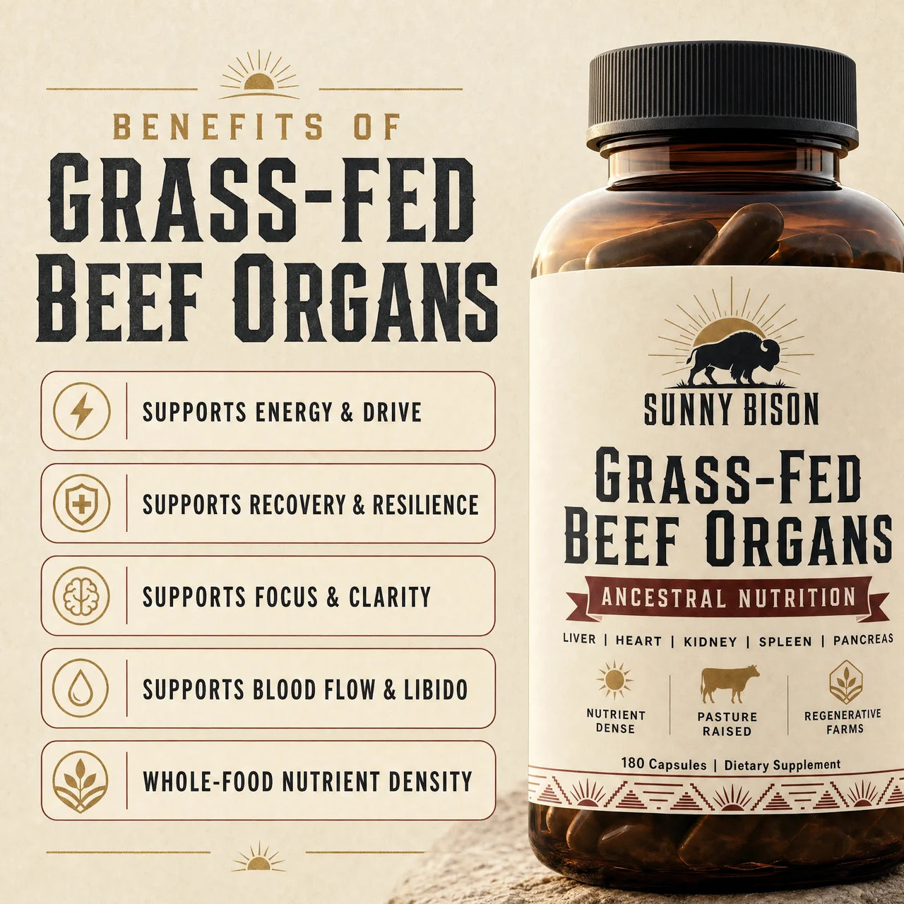Beef Organ Capsules