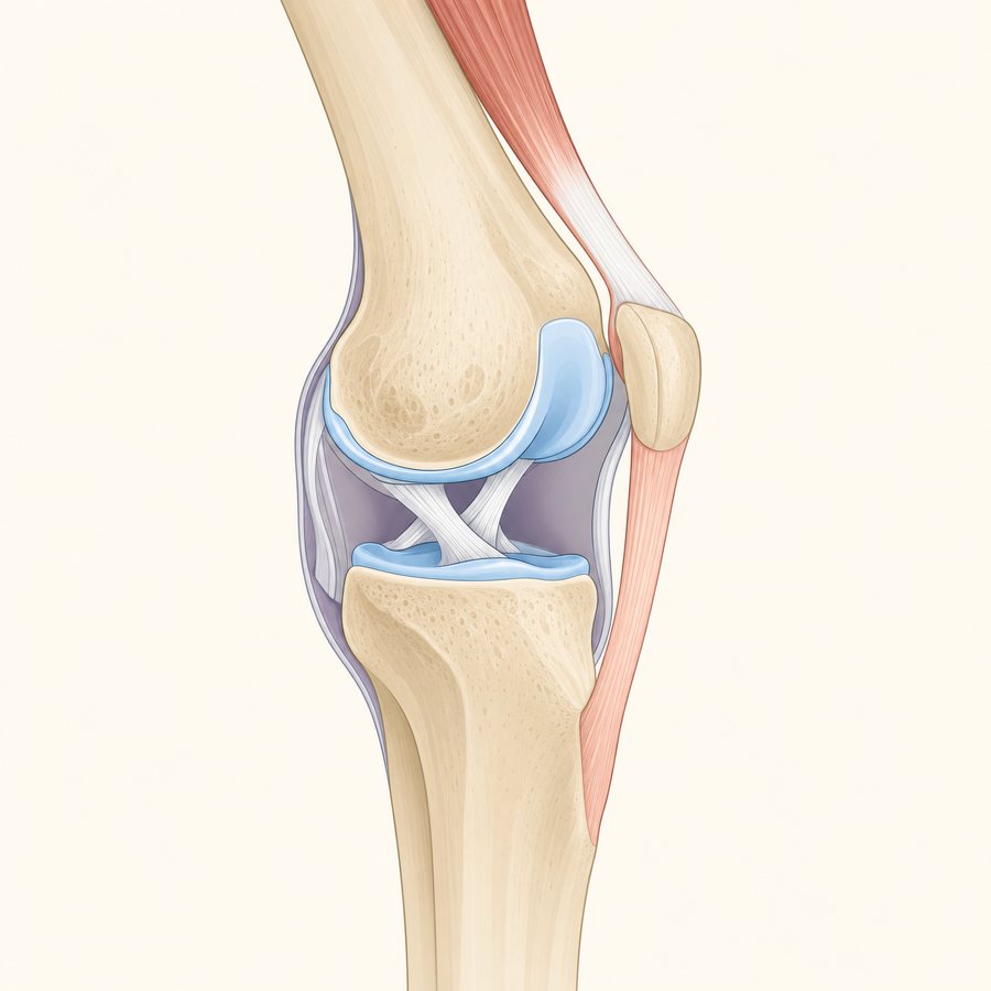 It is usually the tendon, not the joint