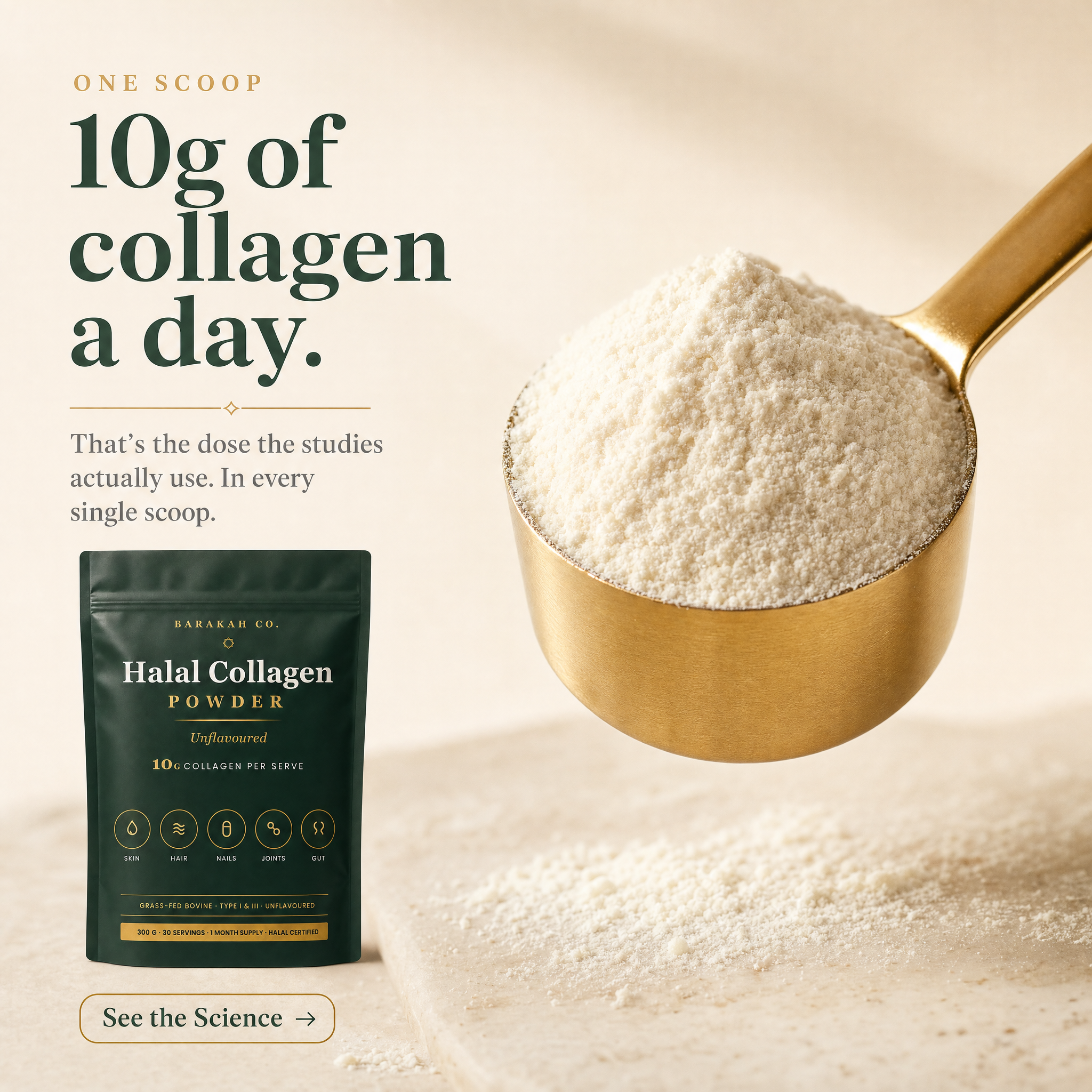 You Are One Scoop Away From Skin, Hair, and Joints You Can Feel